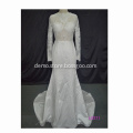 Lace White wedding dress long sleeve bridal gown